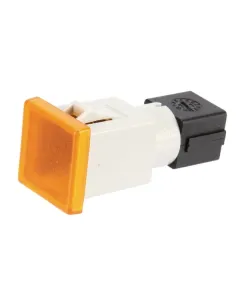 Cobo - 09454000 - Warnleuchte Quadratisch, 12/24V, Orange, Aufschraubbar, 22,5x22,5x