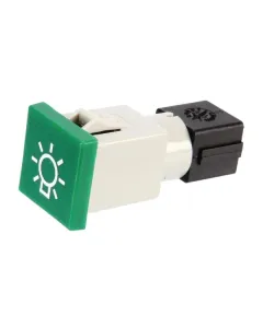 Cobo - 09456000 - Warnleuchte Quadratisch, 12/24V, Gruen, Aufschraubbar, 22,5x22,5x