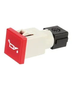 Cobo - 09463000 - Warnleuchte Quadratisch, 12/24V, Rot, Aufschraubbar, 22,5x22,5x