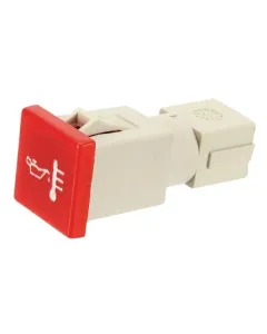 Cobo - 09858000 - Warnleuchte Quadratisch, 12/24V, Rot, Aufschraubbar, 22,5x22,5x