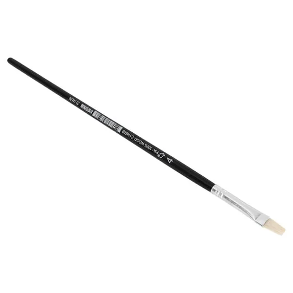 Copenhagen Pro - CP2314404 - Universalpinsel, Schwarz Lackiert, Weiße Schweinsborsten 4mm
