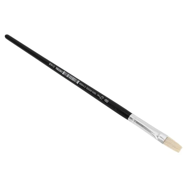 Copenhagen Pro - CP2314408 - Universalpinsel, Schwarz Lackiert, Weiße Schweinsborsten 8mm