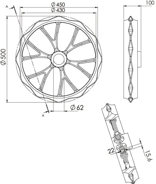 Dalbo - 15187 - Endring 50 cm