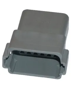 Deutsch - DSDT0412P - Steckergehaeuse 12 P. Maennlich DT