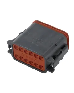 Deutsch - DSDT0612SB - Steckergehaeuse 12 P. Weiblich DT-B