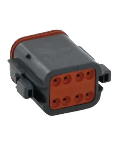 Deutsch - DSDT068SB - Steckergehaeuse 8 P. Weiblich DT-B
