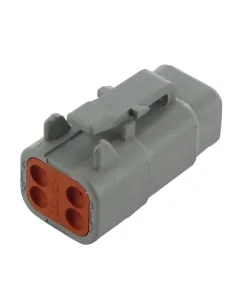 Deutsch - DSDTM064S - Steckergehaeuse Maennlich, 4-Polig Serie DTM, Deutsch
