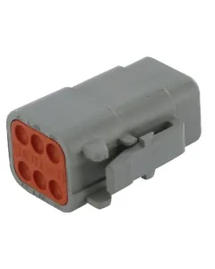 Deutsch - DSDTM066S - Steckergehaeuse Weiblich, 6-Polig, Serie DTM, Deutsch