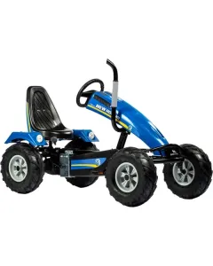 Dino Cars - DC66910BF3 - Go-Kart, New Holland, Blau/Gelb/Schwarz, Ab 5 Jahren, Mit Freilauf, Track BF3