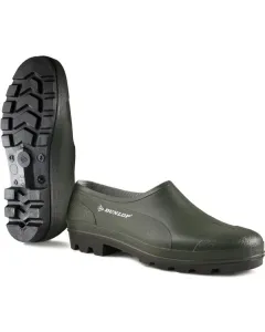 Dunlop - B35061139 - Gruene Schuhe Groesse 6, Slip-On Gummistiefel Dunlop