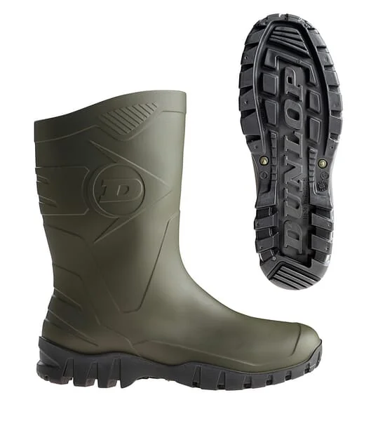 Dunlop - K58001141 - Gruene Stiefel, Groesse 7, Acifort® Dee Wellingtons