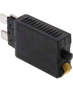 ETA - SI26020 - Thermische Sicherung Manuell Rueckstellbar 28V 20A Laenge 51,6mm Gelb ETA