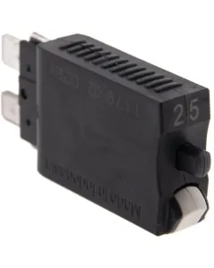 ETA - SI26025 - Thermische Sicherung Manuell Rueckstellbar 28V 25A Laenge 51,6mm Weiss ETA
