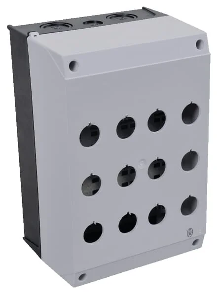 Eaton - M22I12 - Aufputzgehaeuse, 12 Bohrungen