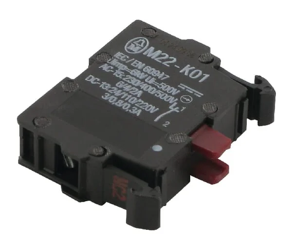 Eaton - M22K01 - Kontaktelement, 1NC, Schraube, Front