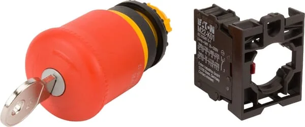 Eaton - M22PVSK01 - Not-Aus-Taste Mit Schluesselentriegelung