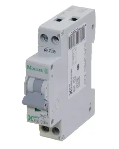 Eaton - PLN6C161N - Leitungsschutzschalter 16A, 1P+N, C