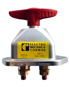 Electro Mecanica Cormar - LA530110 - Batterie-Hauptschalter Schwerer Ausfuehrung, Zweipolig