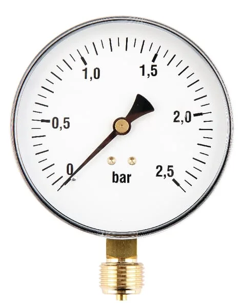 ET - MA100025L08ST - Manometer Diameter 100 0-2,5bar 1/2 unt