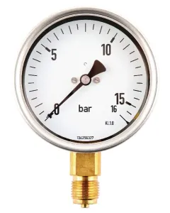 ET - MA10016L08SSGF - Manometer Diameter 100 0-16bar 1/2" unten