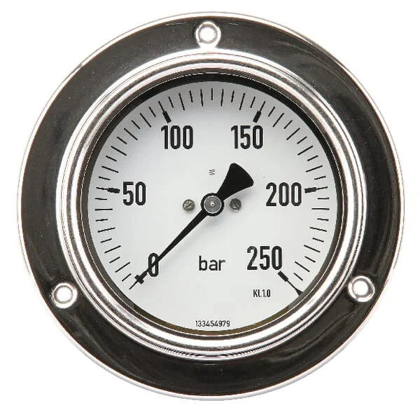 ET - MA100250P08SSGF - Manometer Diameter 100 0-250 bar 1/2" Frontplatteneinbau
