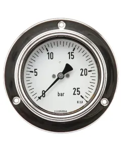 ET - MA10025P08SSGF - Manometer Diameter 100 0-25 bar 1/2" Frontplatteneinbau