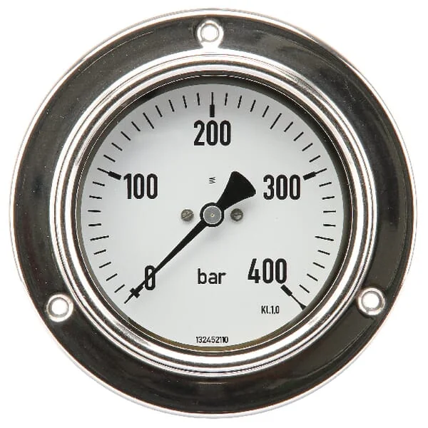 ET - MA100400P08SSGF - Manometer Diameter 100 0-400 bar 1/2" Frontplatteneinbau
