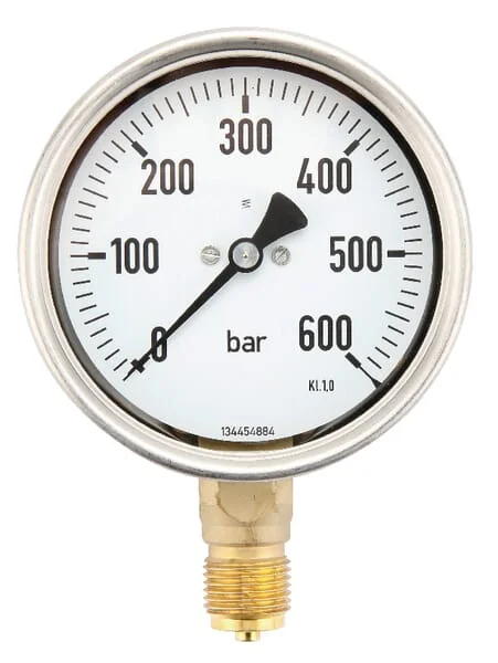 ET - MA100600L08SSGF - Manometer Diameter 100 0-600bar 1/2" unten