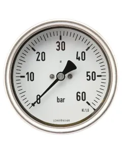 ET - MA10060B08SSGF - Druckmessgeraet Diameter 100 0-60bar 1/2" Hinten