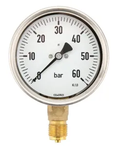 ET - MA10060L08SSGF - Manometer Diameter 100 0-60bar 1/2" unten