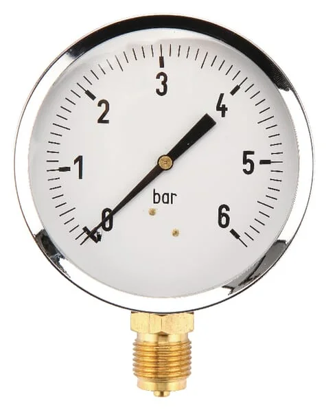ET - MA1006L08ST - Manometer Diameter 100 0-6bar 1/2" unten