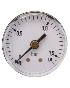 ET - MA40016B02ST - Manometer Ø40, 0–1,6bar, 1/8" hinten