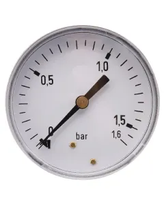 ET - MA63016B04ST - Manometer Diameter 63 0-1,6bar 1/4" hinten
