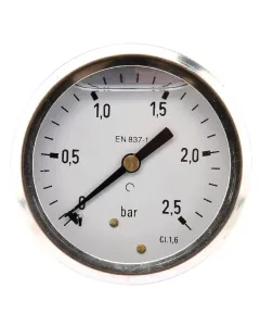 ET - MA63025B04SSGF - Manometer Diameter 63 0-2,5bar 1/4" hinten