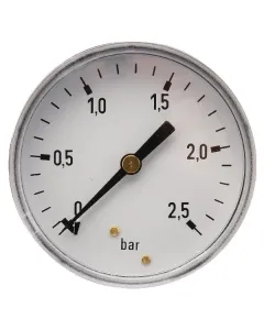 ET - MA63025B04ST - Manometer Diameter 63 0-2,5bar 1/4" hinten