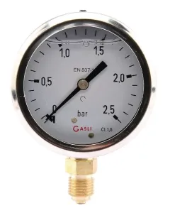 ET - MA63025L04SSGF - Manometer Diameter 63 0-2,5bar 1/4" unten