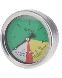 ET - MA630525BE - Druckmessgeraet Diameter 63 mm 0-5-20-25 1/4" BSP Hinterer Anschluss
