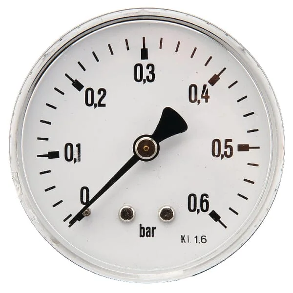 ET - MA6306B04ST - Manometer Diameter 63 0-0,6bar 1/4" hinten
