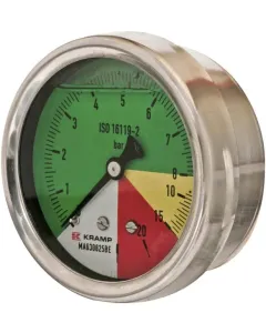 ET - MA630825BE - Druckmessgeraet Diameter 63 mm 0-8-15-25 1/4" BSP Hinterer Anschluss