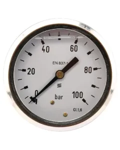 ET - MA63100B04SSGF - Manometer Diameter 63 0-100bar 1/4" hinten