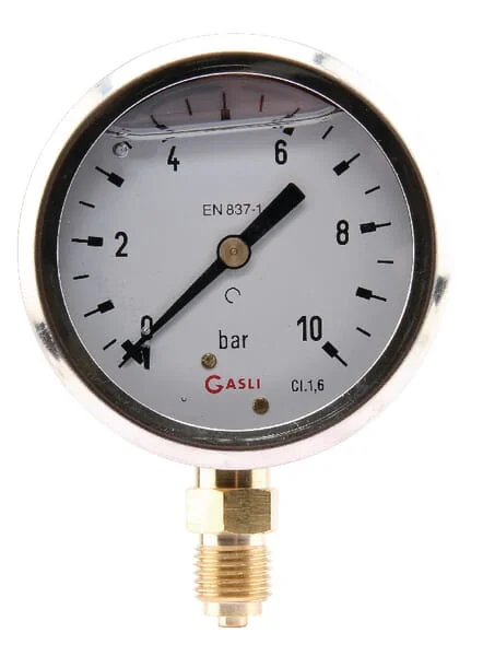 ET - MA6310L04SSGF - Manometer Diameter 63 0-10bar 1/4" unten