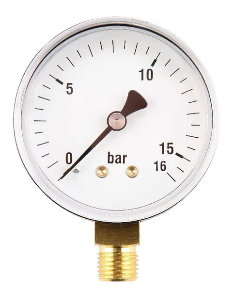 ET - MA6316L04ST - Manometer Diameter 63 0-16bar 1/4" unten