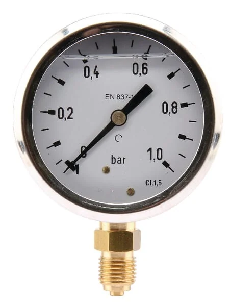 ET - MA631L04SSGF - Manometer Diameter 63 0-1bar 1/4" unten
