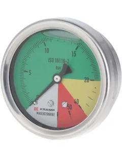 ET - MA632060BE - Druckmessgeraet Diameter 63 mm 0-20-40-60 1/4" BSP Hinterer Anschluss