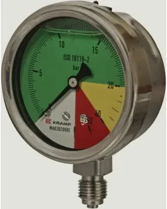 ET - MA632060E - Druckmessgeraet Diameter 63 mm 0-20-40-60 1/4" BSP Unterer Anschluss