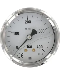 ET - MA63400B04SSGF - Manometer Diameter 63 0-400bar 1/4" hinten