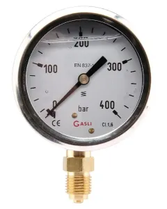 ET - MA63400L04SSGF - Manometer Diameter 63 0-400bar 1/4" unten
