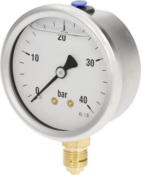 ET - MA6340L04SSGF - Manometer Diameter 63 0-40bar 1/4" unten