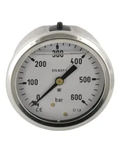 ET - MA63600B04SSGF - Manometer Diameter 63 0-600bar 1/4" hinten