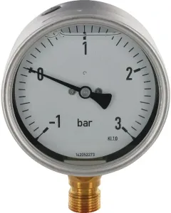 ET - MAV1000130L08SSGF - Manometer Diameter 100 -1-+3bar 1/2" unten